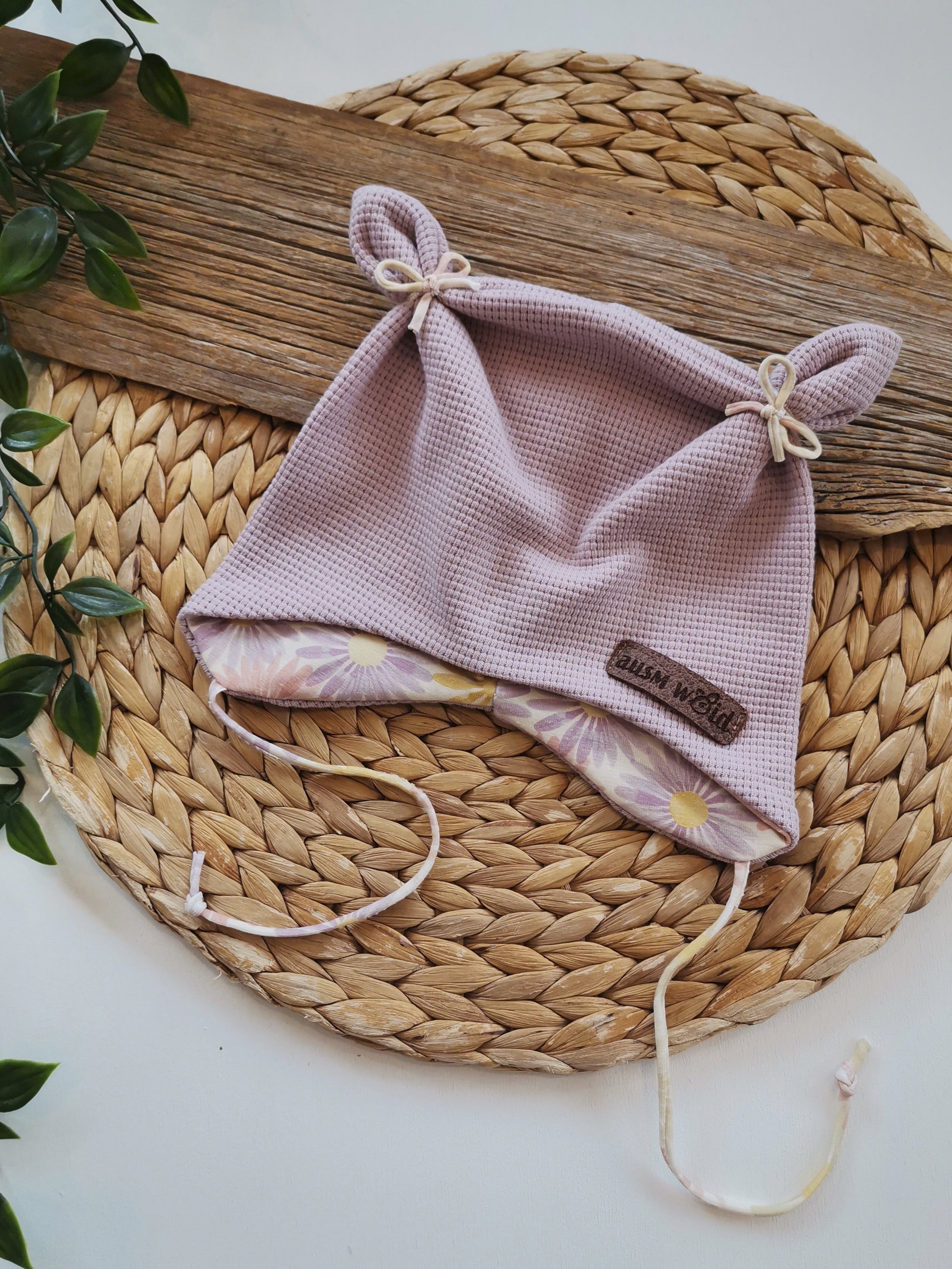 Öhrchenmütze "Blümchenzauber"