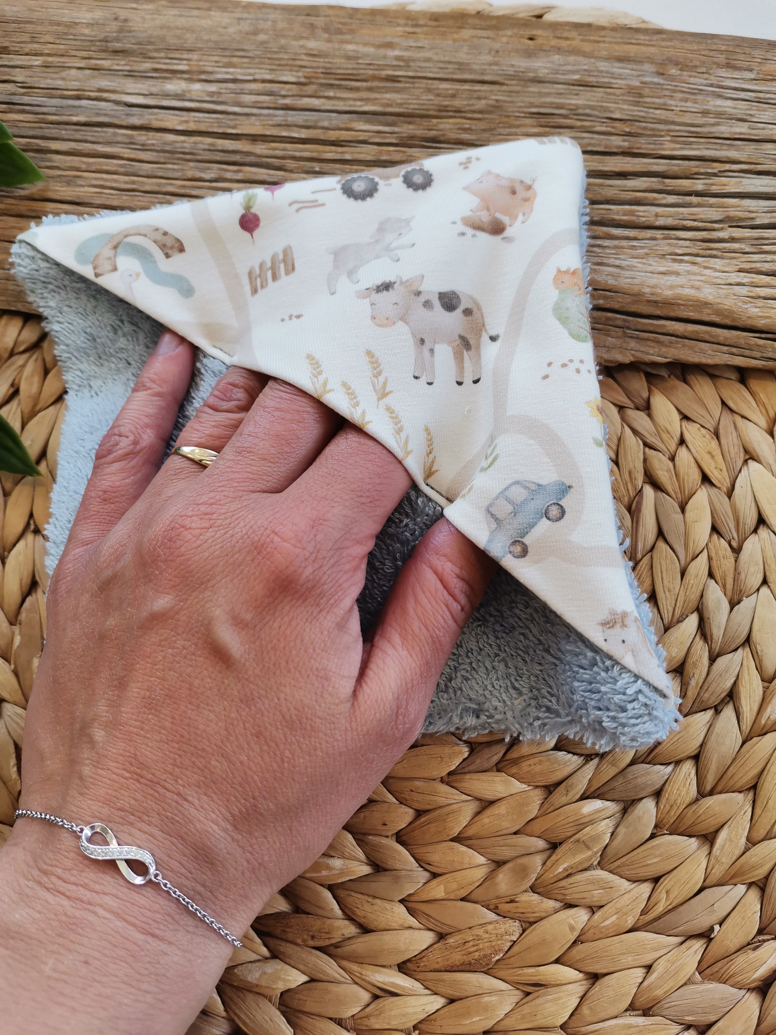 Kinderwaschlappen "Bauernhof"