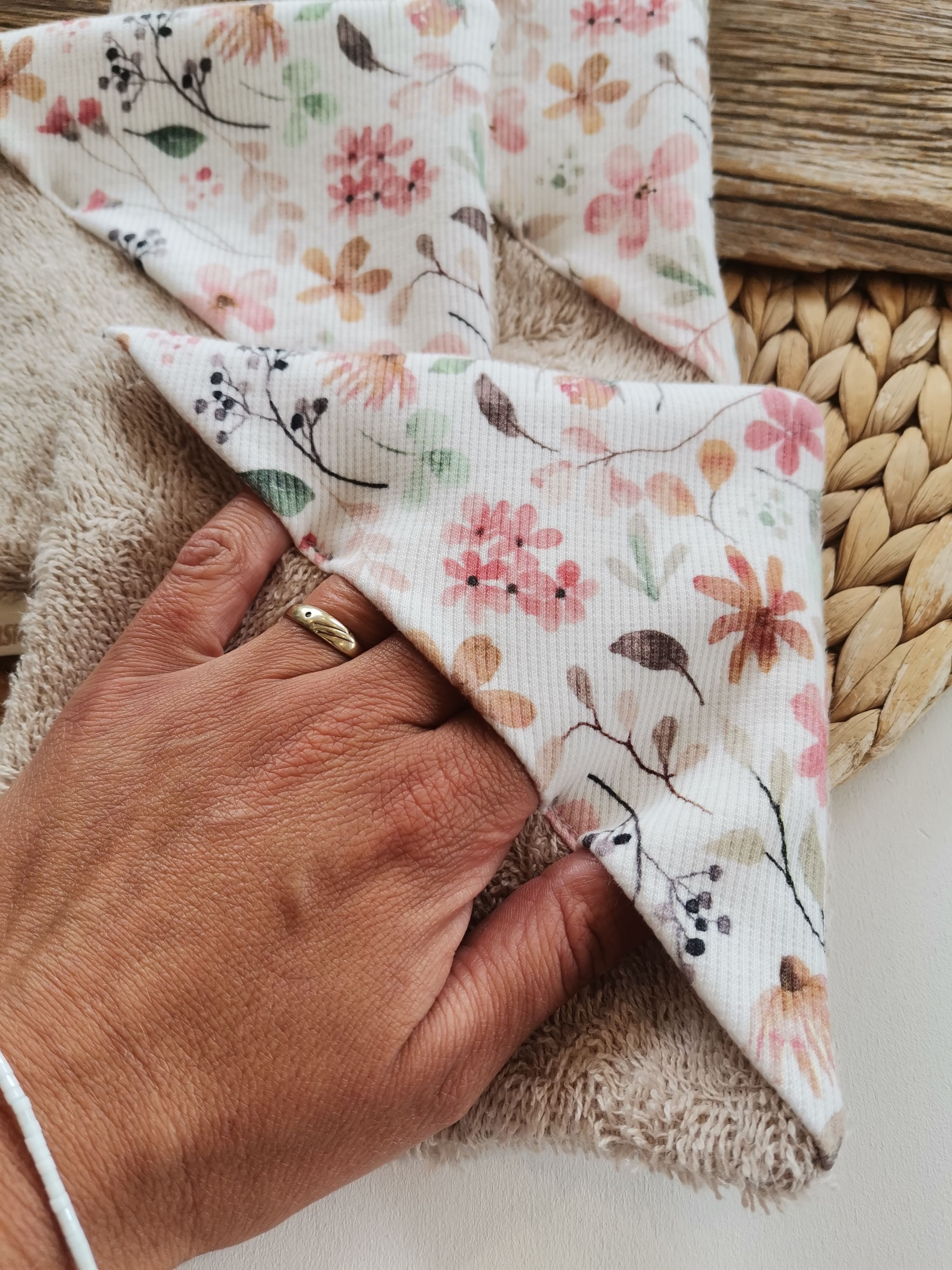 Kinderwaschlappen "Blütentanz"