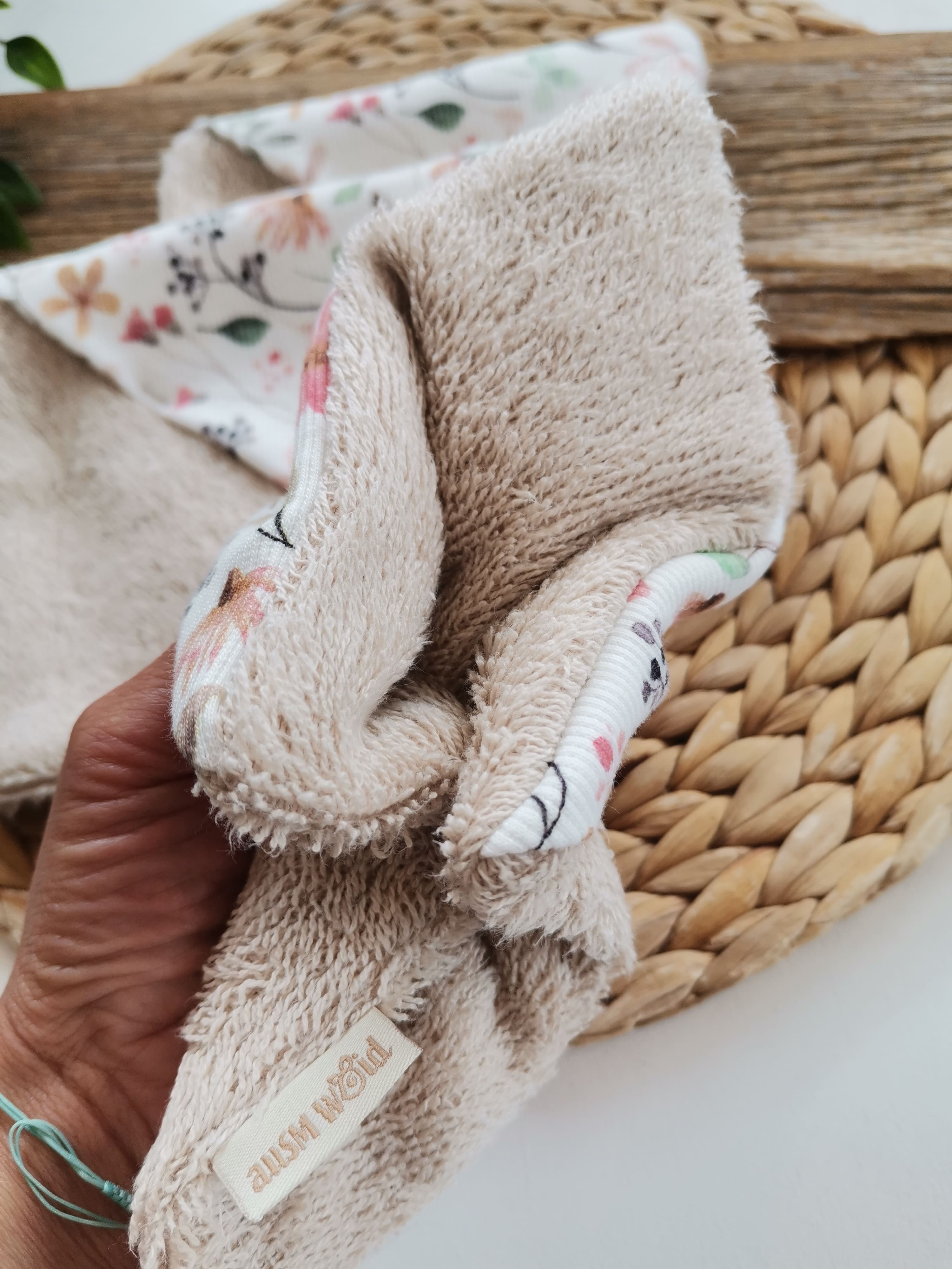 Kinderwaschlappen "Blütentanz"